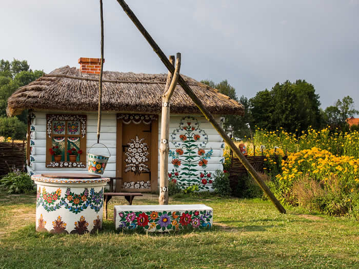 Zalipie village paint Pologne Europe